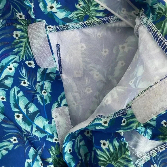 Shady Beach Aloha Tropical Blue Pet Dog Top Shirt Costume Medium Up To 27lbs NEW - Picture 2 of 6